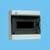 centralino parete IP40 bianco 8m